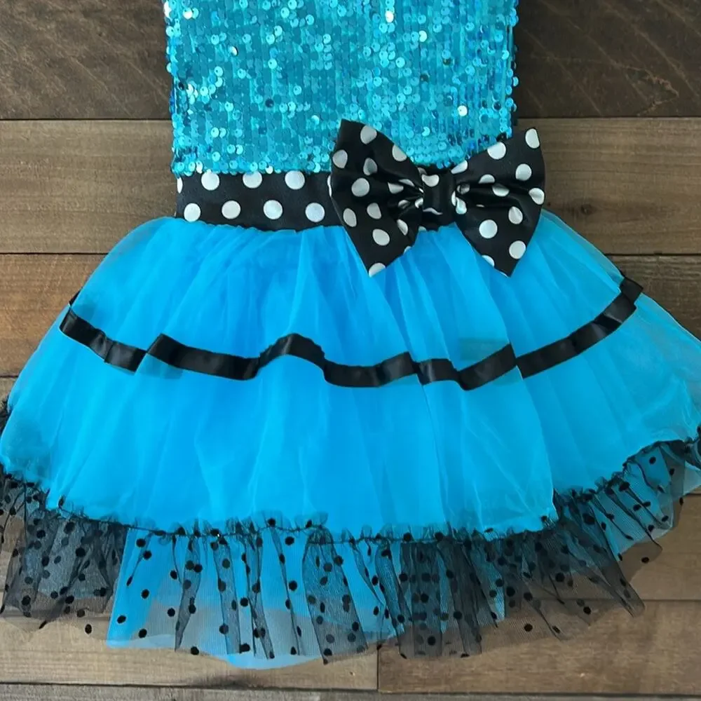 NWOT Weissman Girl's Ball Change Boogie Dress Dance Costume